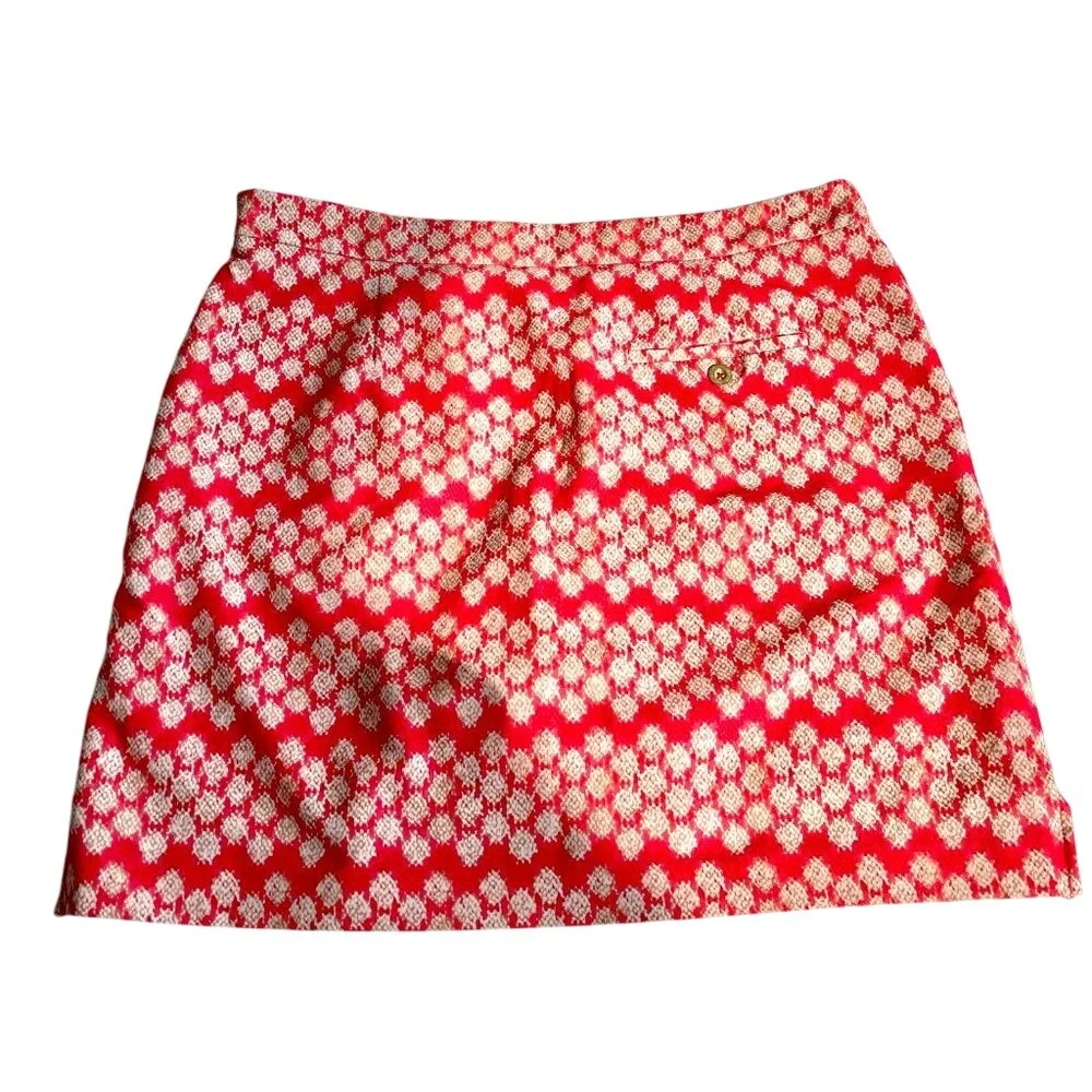 EP‎ Pro Women's Golf Skort in Coral and Tan SZ 10 - Picture 9 of 10